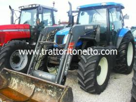 trattore usato New Holland TS 115A CON PALA ANTERIORE
